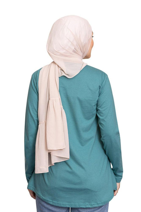 Green Olive Printed Long - Sleeve Design 31 - Khotwh